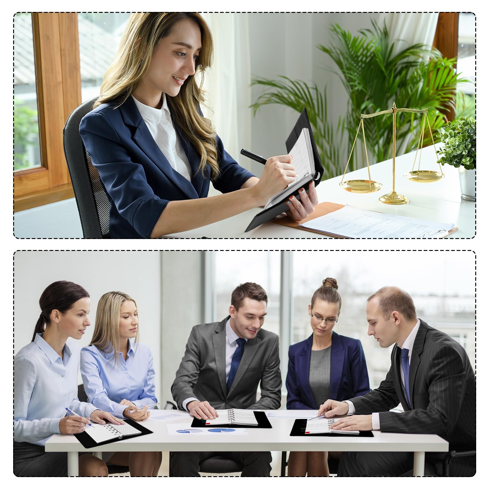 Amazon | Engrowtic ミニ6リングバインダー 3x5インチ 300枚